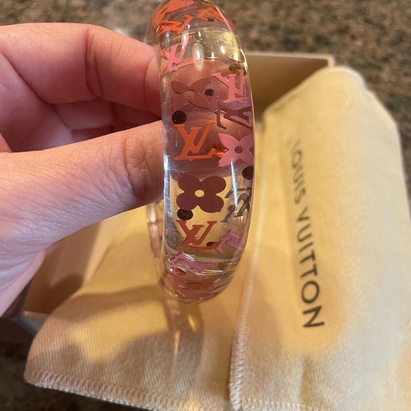 Louis Vuitton Inclusion Monogram Resin Bangle - Picture 2 of 9